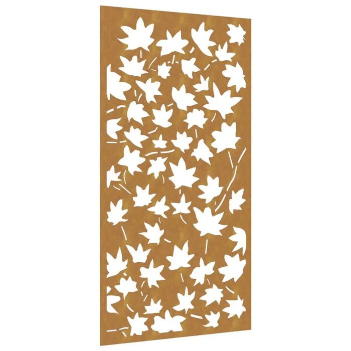 Garden Wall Decoration – 105cm Corten Steel | Maple Leaves Pattern- Outdoor Art VIDAXL - Little and Giant Explorers vidaXL