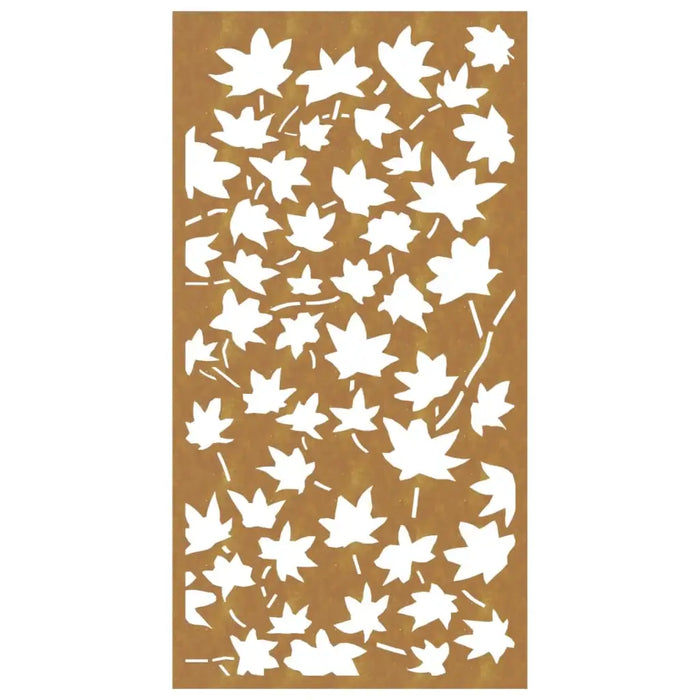 Garden Wall Decoration – 105cm Corten Steel | Maple Leaves Pattern- Outdoor Art VIDAXL - Little and Giant Explorers vidaXL