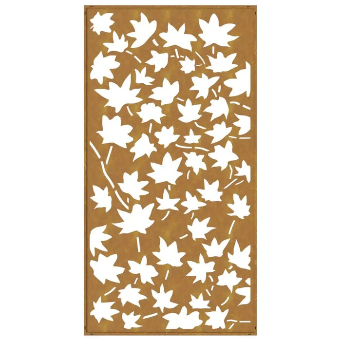 Garden Wall Decoration – 105cm Corten Steel | Maple Leaves Pattern- Outdoor Art VIDAXL - Little and Giant Explorers vidaXL