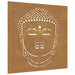 Garden Wall Decoration – 55cm Corten Steel | Buddha Head Pattern - Outdoor Art VIDAXL - Little and Giant Explorers vidaXL