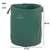 Garden Waste Bag Set Green | 3 x 300L Capacity Heavy-Duty Polypropylene - Little and Giant Explorers Outsunny