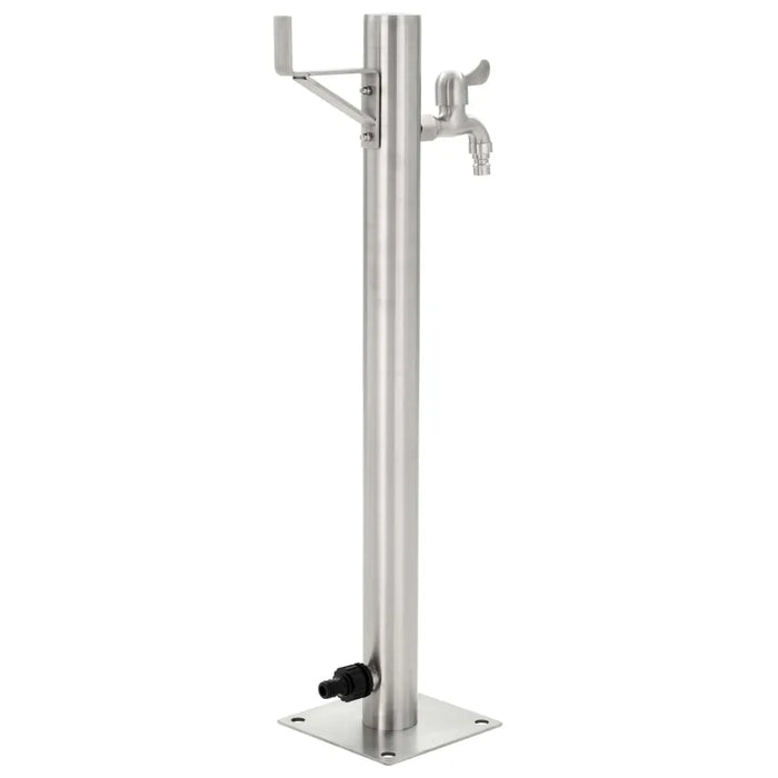 Garden Water Column in Stainless Steel 65cm - Little and Giant Explorers vidaXL