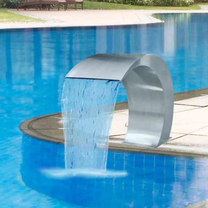 Garden Waterfall - Pool - Fountain in Stainless Steel - Little and Giant Explorers vidaXL