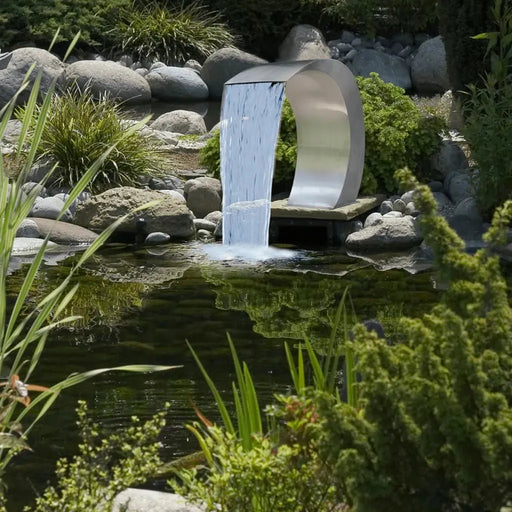 Garden Waterfall - Pool - Fountain in Stainless Steel - Little and Giant Explorers vidaXL