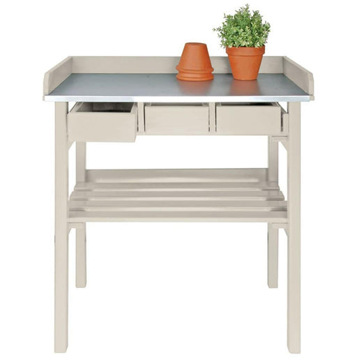 Garden Work Bench in White - Little and Giant Explorers Esschert Design