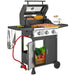 Three-Burner Gas BBQ Grill with See-Through Lid 7.5kW - Little and Giant Explorers Outsunny
