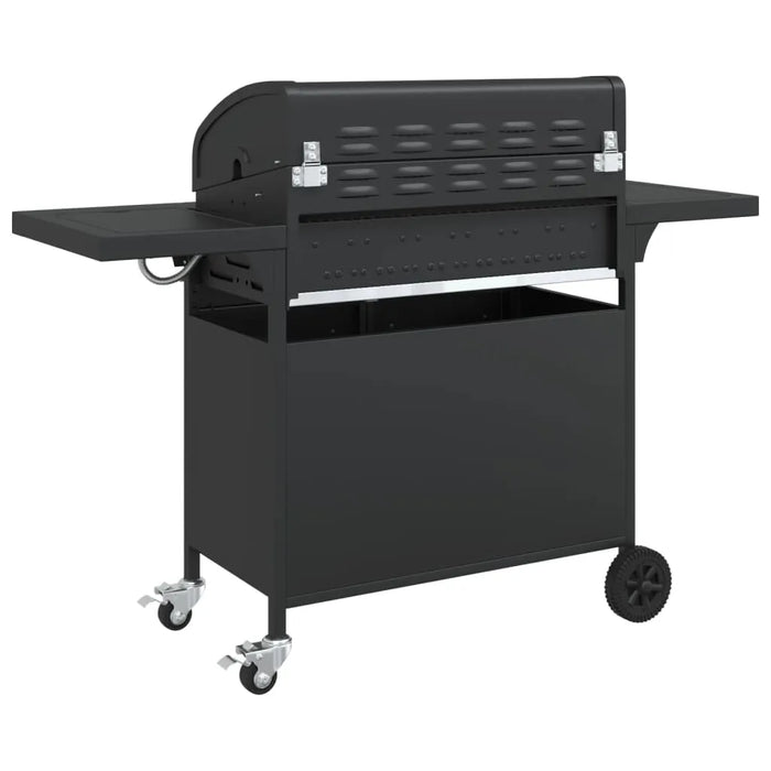 Gas BBQ Grill with 7 Burners in Black and Powder-Coated Steel - Little and Giant Explorers vidaXL