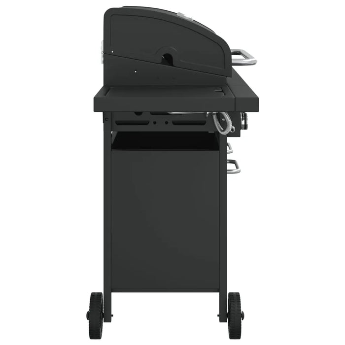 Gas BBQ Grill with 7 Burners in Black and Powder-Coated Steel - Little and Giant Explorers vidaXL