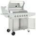 Gas BBQ Grill with 7 Burners in Silver and Stainless Steel - Little and Giant Explorers vidaXL