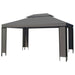 Gazebo in Anthracite (300 x 400cm) - Little and Giant Explorers vidaXL