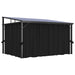 Gazebo with Curtain in Anthracite (405 x 294 x 244cm) - Little and Giant Explorers vidaXL