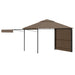 Gazebo with Double Extending Roofs in Taupe 180g/m² - Little and Giant Explorers vidaXL