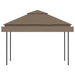 Gazebo with Double Extending Roofs in Taupe 180g/m² - Little and Giant Explorers vidaXL