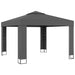 Gazebo with Double Roof in Anthracite (3 x 3m) - Little and Giant Explorers vidaXL