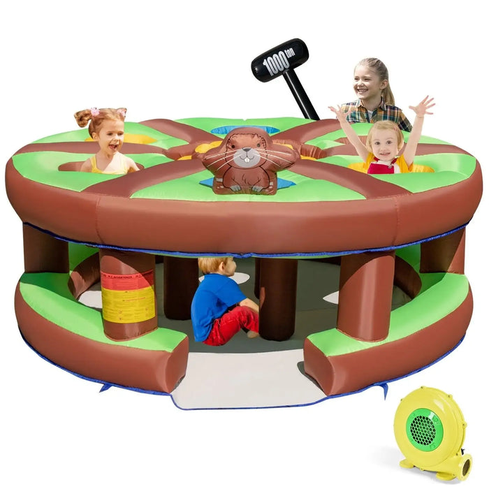 Giant Inflatable Whack-a-Mole Game with Blower - Little and Giant Explorers Costway