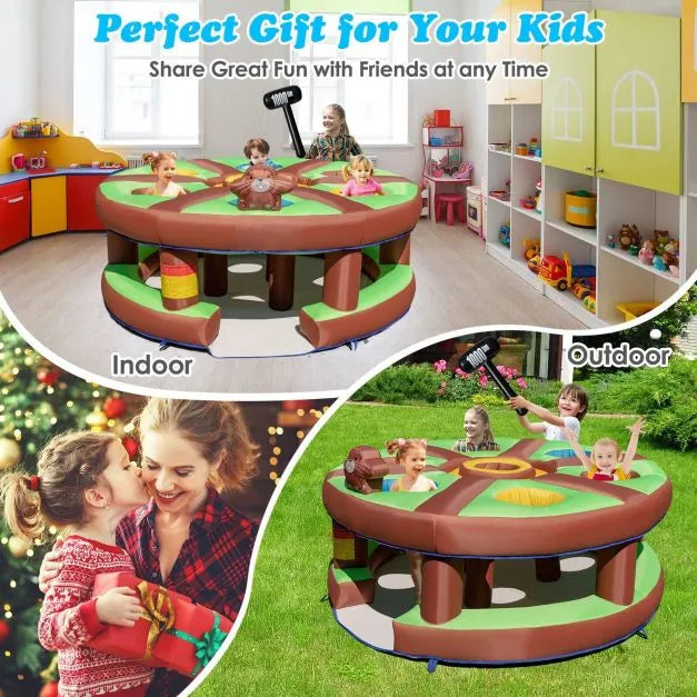 Giant Inflatable Whack-a-Mole Game with Blower - Little and Giant Explorers Costway