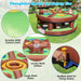 Giant Inflatable Whack-a-Mole Game with Blower - Little and Giant Explorers Costway