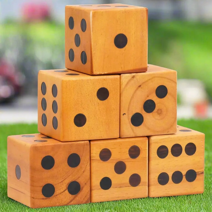 Giant Lawn Dice | 6 Pieces - Little and Giant Explorers vidaXL