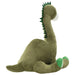 Plush dinosaur toy on a white background