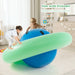 Giant Dome Rocker Bouncer | Spaceship Design with 6 Easy-Grip Handles (Blue/Green Edition) - Little and Giant Explorers Costway