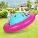 Giant Dome Rocker Bouncer | Spaceship Design with 6 Easy-Grip Handles (Pink/Blue Edition) - Little and Giant Explorers Costway