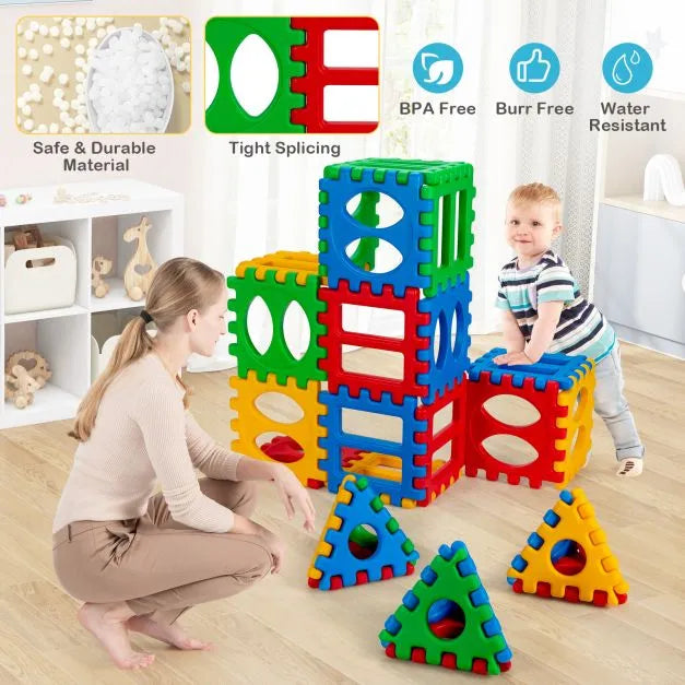 Giant Waffle Block Set - Little and Giant Explorers Costway