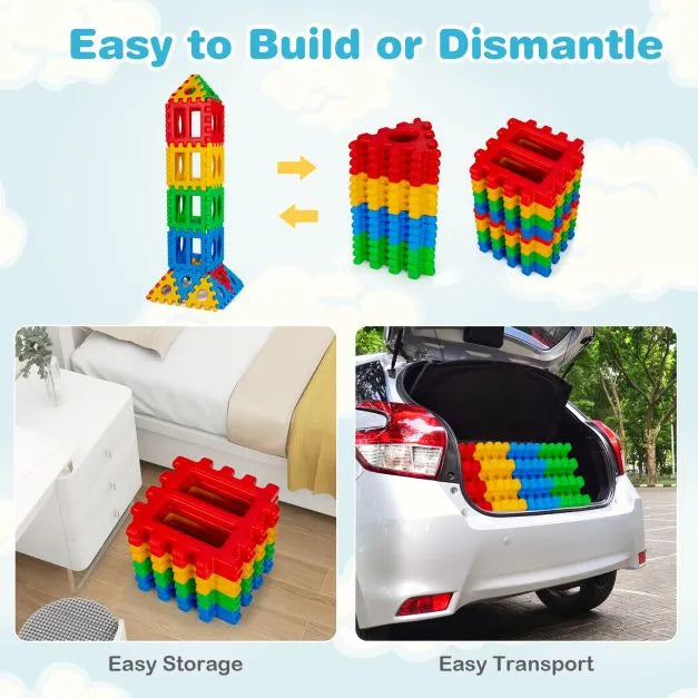 Giant Waffle Block Set - Little and Giant Explorers Costway