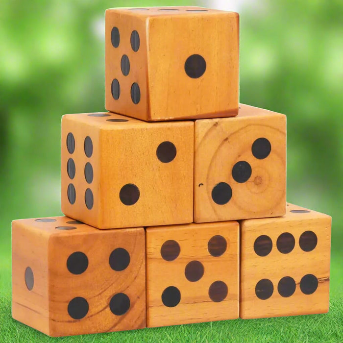 Giant Lawn Dice | 6 Pieces - Little and Giant Explorers vidaXL