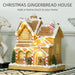 Gingerbread House Light and Music Christmas Decoration - Little and Giant Explorers HOMCOM