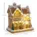 Gingerbread House Light and Music Christmas Decoration - Little and Giant Explorers HOMCOM