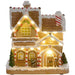 Gingerbread House Light and Music Christmas Decoration - Little and Giant Explorers HOMCOM