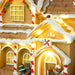 Gingerbread House Light and Music Christmas Decoration - Little and Giant Explorers HOMCOM