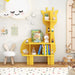 Kids Bookshelf Giraffe Shape | Storage and Organisation with Child-Friendly Design - Little and Giant Explorers Costway