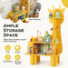 Kids Bookshelf Giraffe Shape | Storage and Organisation with Child-Friendly Design - Little and Giant Explorers Costway