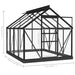 Glass Greenhouse – 155x200.5x191cm | Anthracite Aluminium and Steel Frame with 3mm Glass Panels VIDAXL - Little and Giant Explorers vidaXL