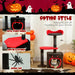 Gothic Cat Tree – Multi-Level Halloween-Themed | Scratching Posts and Hanging Toy PAWHUT - Little and Giant Explorers PawHut