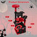 Gothic Cat Tree - Red and Black | Condo, Hammock, Scratching Posts and Toys COSTWAY - Little and Giant Explorers Costway