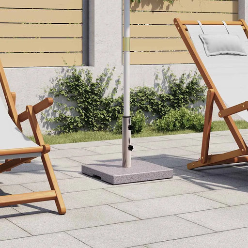 Granite Parasol Base 20kg | Heavy Duty Umbrella Stand with Stainless Steel Tube VIDAXL - Little and Giant Explorers vidaXL