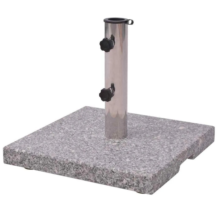 Granite Parasol Base 20kg | Heavy Duty Umbrella Stand with Stainless Steel Tube VIDAXL - Little and Giant Explorers vidaXL