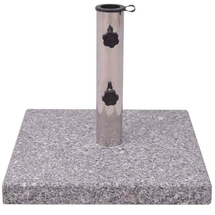 Granite Parasol Base 20kg | Heavy Duty Umbrella Stand with Stainless Steel Tube VIDAXL - Little and Giant Explorers vidaXL