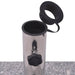 Granite Parasol Base 20kg | Heavy Duty Umbrella Stand with Stainless Steel Tube VIDAXL - Little and Giant Explorers vidaXL