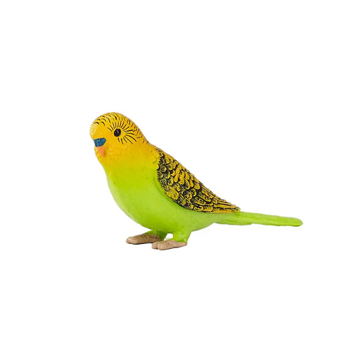 Green Budgerigar Toy - Realistic Exotic Bird Figurine | Educational Bird Model MOJO FUN - Little and Giant Explorers Mojo Fun