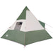 Green Taffeta Camping Tent (7 persons) - Little and Giant Explorers vidaXL