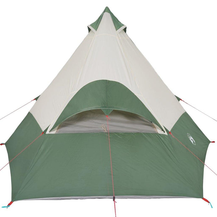 Green Taffeta Camping Tent (7 persons) - Little and Giant Explorers vidaXL