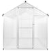 Greenhouse Aluminium 15.6 m³ (421 x 190 x 195cm) - Little and Giant Explorers vidaXL