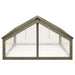 Greenhouse in Grey and Firwood (114 x 80 x 50cm) - Little and Giant Explorers vidaXL