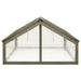 Greenhouse in Grey and Firwood (114 x 80 x 50cm) - Little and Giant Explorers vidaXL