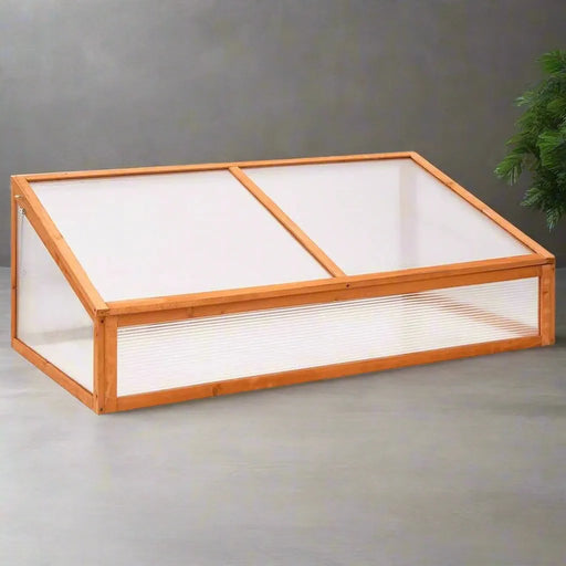 Greenhouse in Orange and Fir Wood - Little and Giant Explorers vidaXL