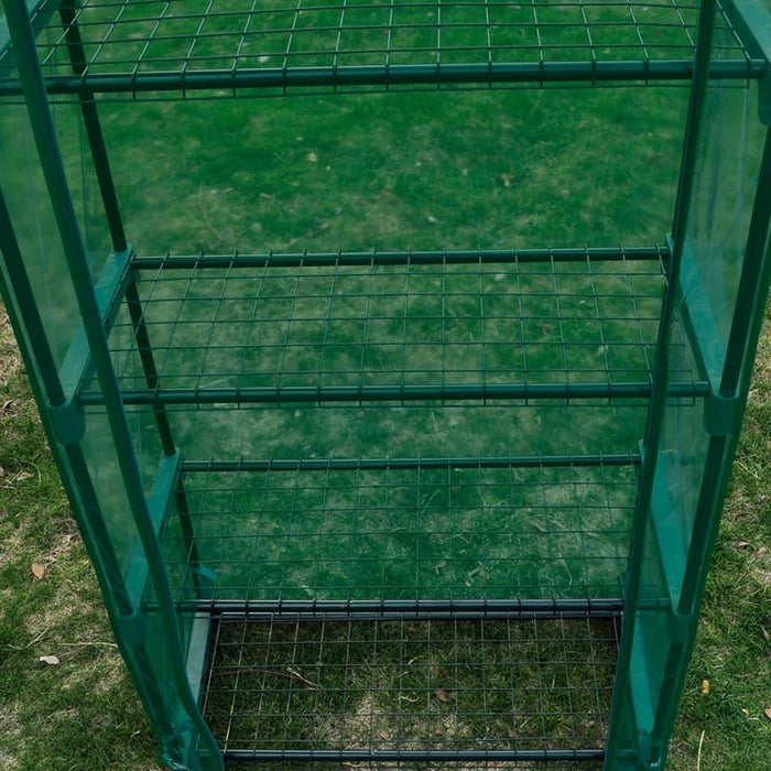 Greenhouse with 4 Shelves (69 x 32 x 160cm) - Little and Giant Explorers vidaXL