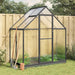 Greenhouse with Base Frame in Anthracite (169 x 114 x 202cm) - Little and Giant Explorers vidaXL